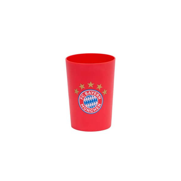 4063711569651 - Zahnputzbecher 200ml Logo rot 4063711569651 FC BAYERN MÜNCHEN