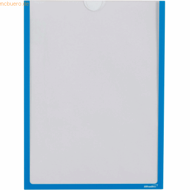 4063722202745 - DIN A4 Inforahmen Magnetisch Blau PET (Polyethylenterephthalat) 920507 225 (B) x 302 (H) cm 5 Stück