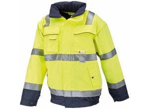 4063726004468 - Fortis - Warnjacke arthur gelb marine GrXL