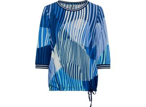 4063749081569 - olsen T-Shirt Clara 3 4-Arm Tunnelzug für Damen blau 38