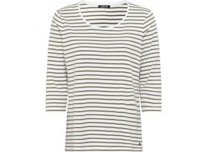 4063749103797 - olsen T-Shirt 3 4-Arm Streifen für Damen grün 40