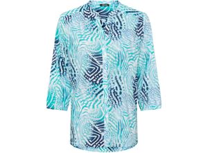 4063749157080 - olsen Bluse Split-Neck 3 4 Arm für Damen türkis 42