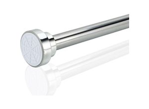 4063758145818 - - Teleskopstange in silber 155 - 260 cm – Ausziehbare Stange aus Edelstahl - grey