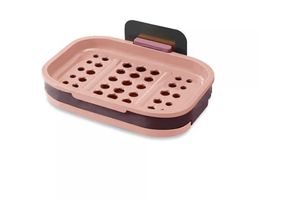 4063758251168 - Seifenschale 13 x 9 x 2 cm in Pink - Seifenhalterung für die Wand mit Wasserspeicher zum kleben ohne bohren - pink 4063758251168 - Seifenschale 13 x 9 x 2 cm in Pink - Seifenhalterung für die Wand mit Wasserspeicher zum kleben ohne bohren - pink