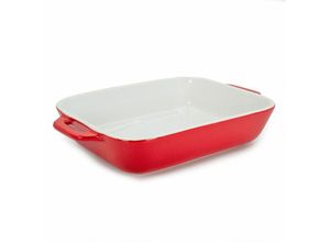 4063758318731 - Auflaufform Backform Porzellan in Rot mit 26 x 17 x 5 cm Größe - Für den täglichen Gebrauch in der Küche ob Zuhause im Restaurant Hotel oder für eine 4063758318731 - Auflaufform Backform Porzellan in Rot mit 26 x 17 x 5 cm Größe - Für den täglichen Gebrauch in der Küche ob Zuhause im Restaurant Hotel oder für eine