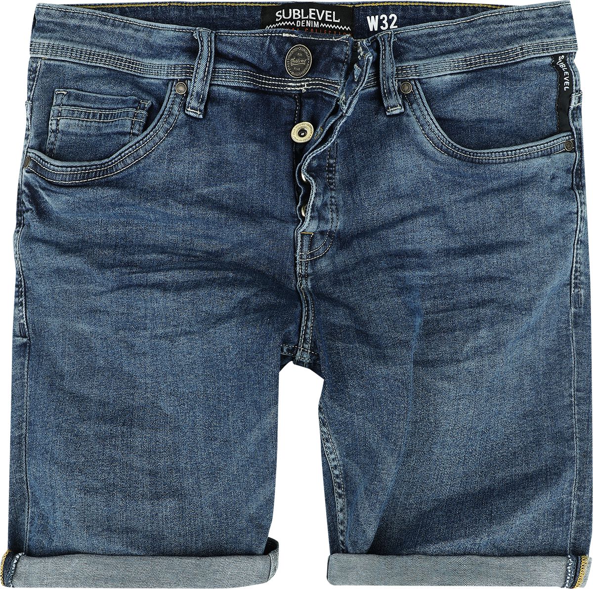 4063813533598 - Mens Denim Bermuda Short blau in 30 4063813533598 - Mens Denim Bermuda Short blau in 30
