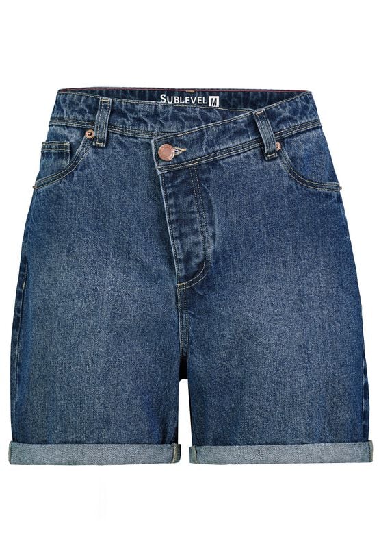 4063813564837 - Ladies Denim Bermuda Short blau in L