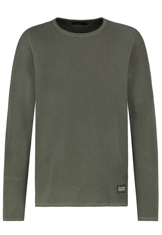 4063813701591 - Mens Knitpullover Strickpullover grün in L