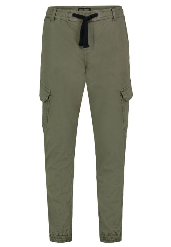 4063813724668 - Mens Cargo Trousers Cargohose oliv in 29