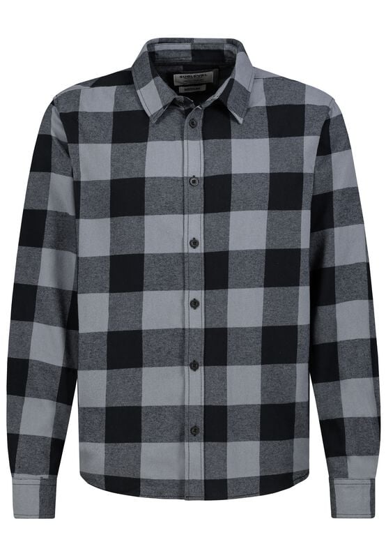 4063813922613 - FLANELL SHIRT Flanellhemd schwarz in XXL 4063813922613 - FLANELL SHIRT Flanellhemd schwarz in XXL