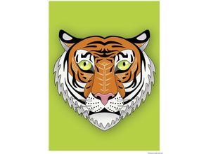 4063909069932 - - Asiatischer Tiger Kunstdruck Madeleine Papier 250 gr matt