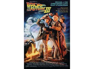 4063909145254 - Zurück in die Zukunft III Poster Michael J Fox Christopher Lloyd