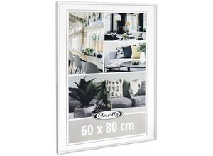 4063909183935 - Posterrahmen 60 x 80 cm weiss Kunststoffleiste (Leistenbreite 12mm) PVC-Scheibe (unzerbrechlich)