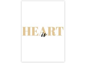 4063909319808 - - Heart is Kunstdruck Din A4