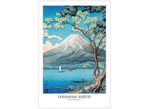 4063909333293 - Takahashi Shotei Poster Lake Yamanaka and Mount Fuji Der Fujisan vom Yamanaka-See