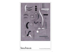 4063909333538 - - Bauhaus Poster Four Parts By Wassily Kandinsky