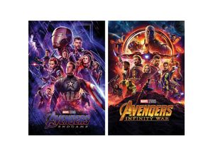 4063909351815 - - Avengers Poster 2er-Set Infinity War & Endgame Größe 61 x 915 cm