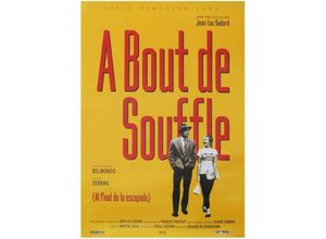 4063909358203 - - a Bout de Souffle Poster Breathless Jean Paul Belmondo Jean Seberg