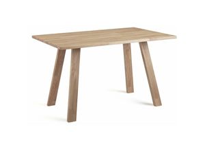 4063912048238 - 58 Aufm Kessel - Küchentisch Massiv Daveen 125 x 85 x 75 Esstisch Holz massiv Wildeiche geölt 12091