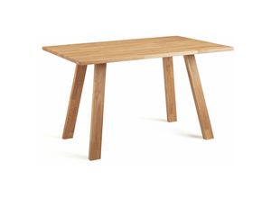 4063912048252 - 58 Aufm Kessel - Küchentisch Massiv Davida 125 x 85 x 75 Esstisch Holz massiv Kernbuche geölt 12093