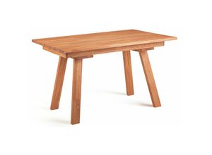 4063912048269 - Esszimmertisch ausziehbar Davilla 125 x 85 x 75 Küchentisch Massivholz Kernbuche geölt 12094