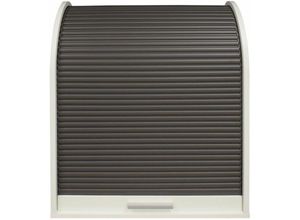 4063912069301 - 58 Aufm Kessel - Jalousieschrank Eada 69 x 44 x 85 Rollladenschrank Weiß Matt Lack Graphit 15136