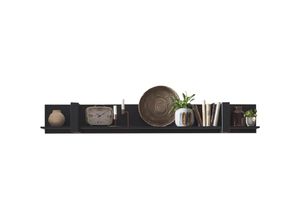 4063912088456 - 58 Aufm Kessel - Wandboard Jami 180x25x24 Wandregal Schwarz 10139