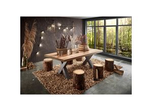 4063912089033 - Esstisch Enzo Di Lusso 210(260 310)x78x100 Tafel Graphit Plankeneiche 13969-210-ma