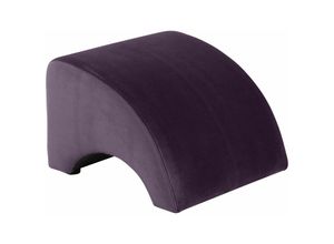 4063912092125 - 58 Aufm Kessel - Hocker Kajsa Bezug Samtvelours Kunststoff   purple 21293