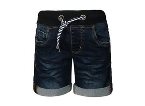 4063948199768 - - Jeans-Shorts JOG in dark blue denim Gr74