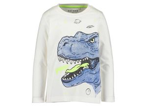 4063948358646 - - Langarmshirt SPACE ADVENTURES – RAAW! GLOW IN THE DARK in offwhite Gr92