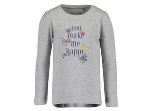 4063948375667 - - Langarmshirt MAGICAL BOWGIRL – MAKE ME HAPPY in grau Gr98