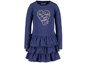 4063948377050 - - Shirtkleid MAGICAL BOWGIRL – HEART in dunkelblau Gr92