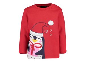 4063948442956 - - Sweatshirt CHRISTMAS – PENGUIN in rot Gr68