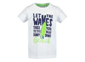 4063948544544 - - T-Shirt SUNNY BEACH in white Gr92