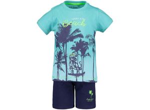 4063948545794 - - T-Shirt SUNNY BEACH 2-teilig in lagune Gr92