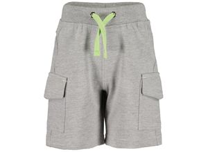 4063948561558 - - Sweatshorts SCRABBLING WORLD in nebel meliert Gr92