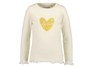 4063948814197 - - Langarmshirt GLITTER LOVE in offwhite Gr92