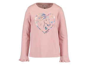 4063948819819 - - Langarmshirt HORSE & HEART in rosa Gr92