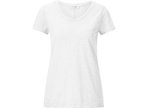 4063978716799 - rich&royal T-Shirt Baumwolle U-Ausschnitt für Damen weiß XL