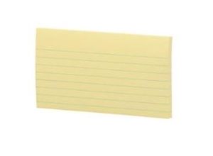 4064035065812 - Post-it Notes Haftnotizen 635CY 76 x 127 mm Rechteckig Liniert 100 Blatt pro Block Gelb 12 Stück