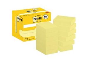 4064035065881 - Post-it Sticky Notes Haftnotizen 653-Y12 38 x 51 mm 100 Blatt pro Block Gelb 12 Stück (8 + 4 Gratis)