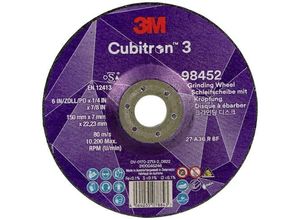 4064035079956 - Cubitron 98452 Schruppscheibe Durchmesser 150 mm Bohrungs-Ø 2223 mm 10 St