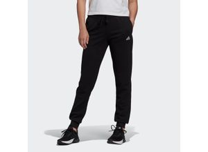 4064044687845 - adidas W Essentials Slim Tapered Cuffed Pant Damen Trainingshose (Schwarz L) Skitourenrucksäcke