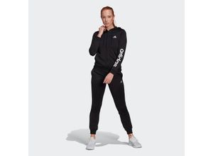 4064045288867 - adidas W Linear French Terry Tracksuit Damen (Schwarz M ) Fitnessbekleidung