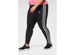 4064055443713 - adidas Sportswear Plus - Essential - Leggings in Schwarz mit drei Streifen