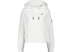 4064068193100 - ALIFE AND KICKIN® Hoodie Rücken-Print Tunnelzug für Damen weiß XS