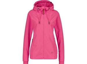 4064068520456 - ALIFE AND KICKIN® Übergangsjacke BettyAK A Herz-Emblem Kapuze für Damen pink XL