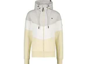 4064068525260 - ALIFE AND KICKIN® Sweatjacke SimonAK A Tunnelzug Emblem für Herren beige L