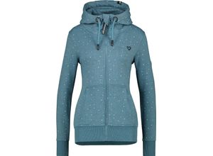 4064068526397 - ALIFE AND KICKIN® Sweatjacke Yasmin Kapuze Eingrifftaschen für Damen blau S